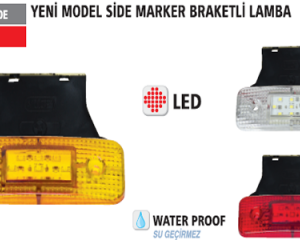 YENİ MODEL SİDE MARKER BRAKETLİ LAMBA